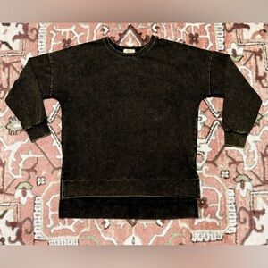 Zenana Acid Wash Pullover